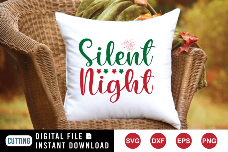 Silent Night t-shirt, Christmas silent night shirt Christmas shirt print template