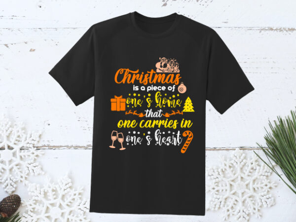 Christmas quote 4 black tshirt