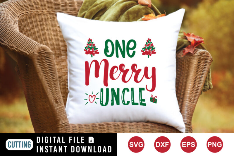 One merry uncle sweatshirt, Christmas tree shirt, merry uncle shirt, Christmas shirt print template