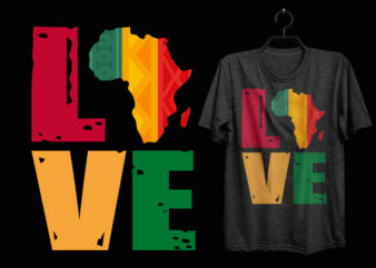 Love black history month t shirt design