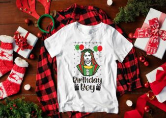 Christmas Jesus Gift, Birthday Boy Shirt Design