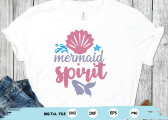 mermaid spirit t shirt designs for sale