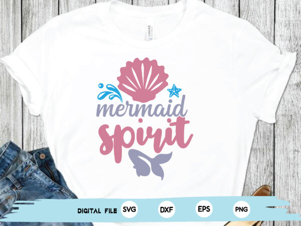 Mermaid spirit t shirt designs for sale