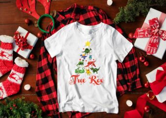 Funny Christmas Tree Rex Gift Diy Crafts Svg Files For Cricut, Silhouette Sublimation Files