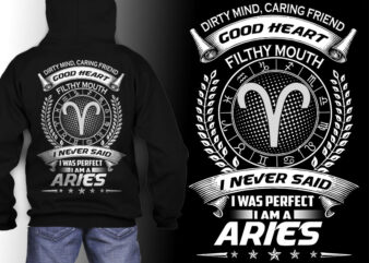 aries zodiac tshirt design psd file editable text and layer png, jpg psd file