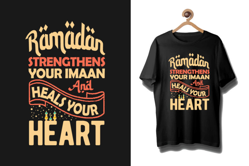 Islamic t shirt, Islamic t shirt bundle, Islamic typography t shirt, Ramadan t shirt, Ramadan t shirt design quotes, Ramadan lettering t shirt, Ramadan design bundle, Ramadan typography design, Fasting