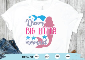 dream big little mermaid