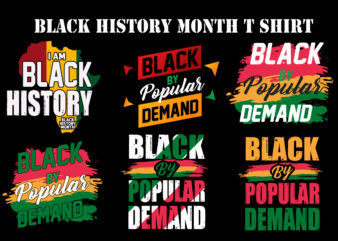 I am black history black history month t shirt design bundle