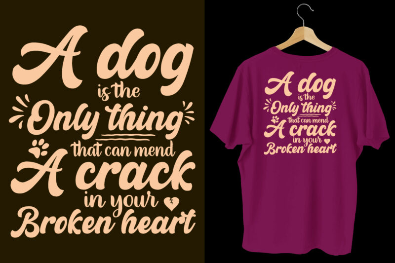 Dog svg t shirt design bundle