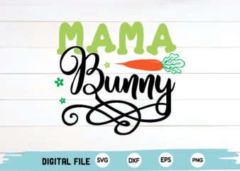 mama bunny t shirt designs for sale