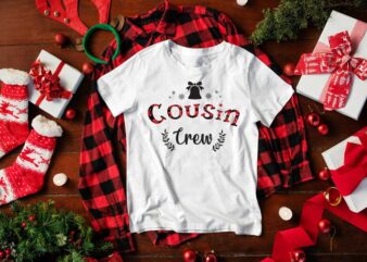 Christmas Gift, Cousin Crew Silhouette SVG Diy Crafts Svg Files For Cricut, Silhouette Sublimation Files