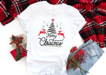 Merry Christmas Silhouette SVG Diy Crafts Svg Files For Cricut, Silhouette Sublimation Files
