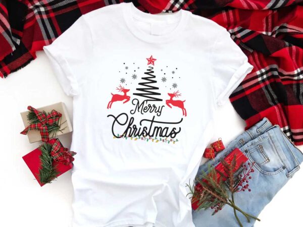 Merry christmas silhouette svg diy crafts svg files for cricut, silhouette sublimation files t shirt designs for sale