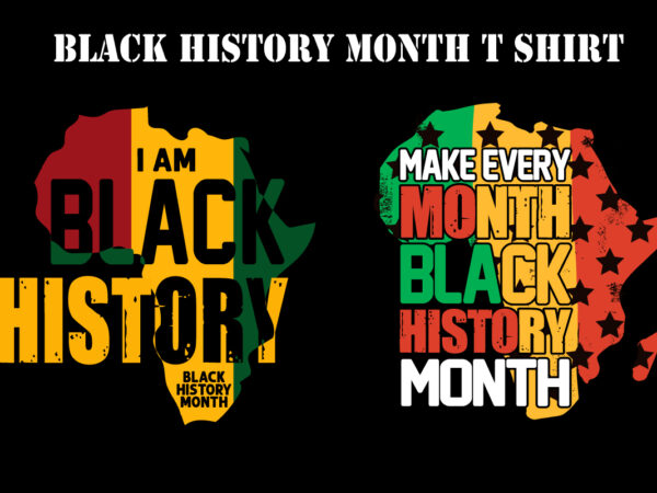 Black history month t shirt design bundle