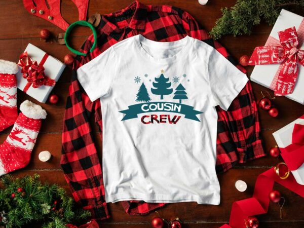 Christmas gift, cousin crew vector svg diy crafts svg files for cricut, silhouette sublimation files