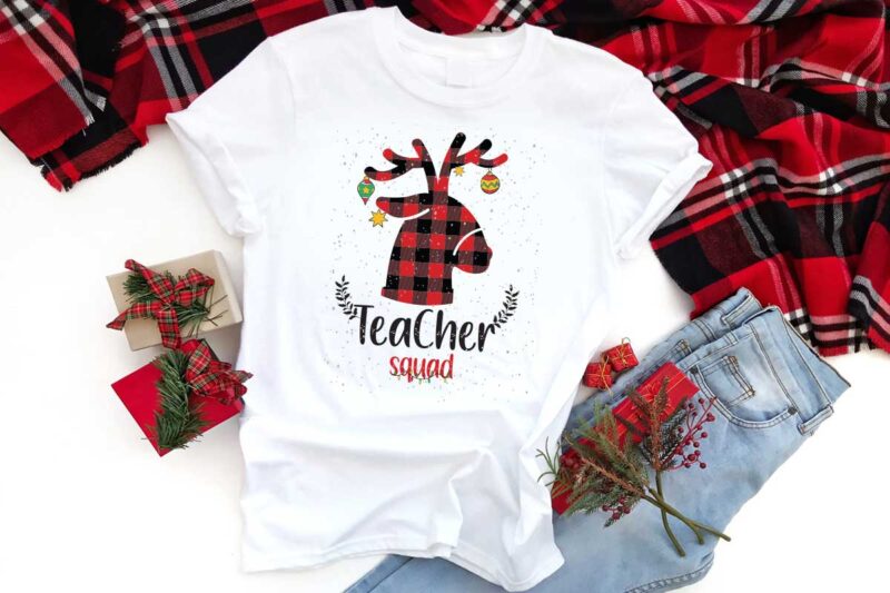 Christmas Gift Silhouette, Teacher Squad Diy Crafts Svg Files For Cricut, Silhouette Sublimation Files