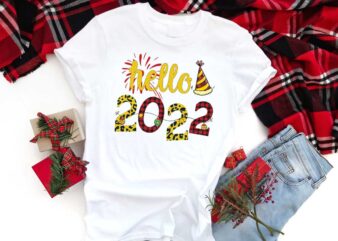 Hello 2022 Gift Diy Crafts Svg Files For Cricut, Silhouette Sublimation Files graphic t shirt