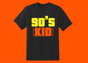 90s kid tshirt design