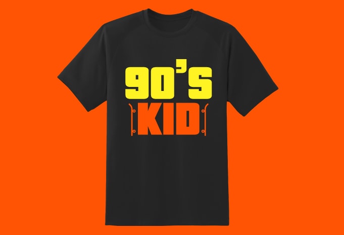 90s kid tshirt design