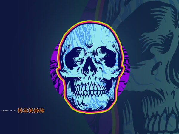 Ghost Skull Clipart Transparent Background, Cartoon Ghost Head Skull Pass, Emoticons, Funny, Skull Illustration PNG Image For Free Download
