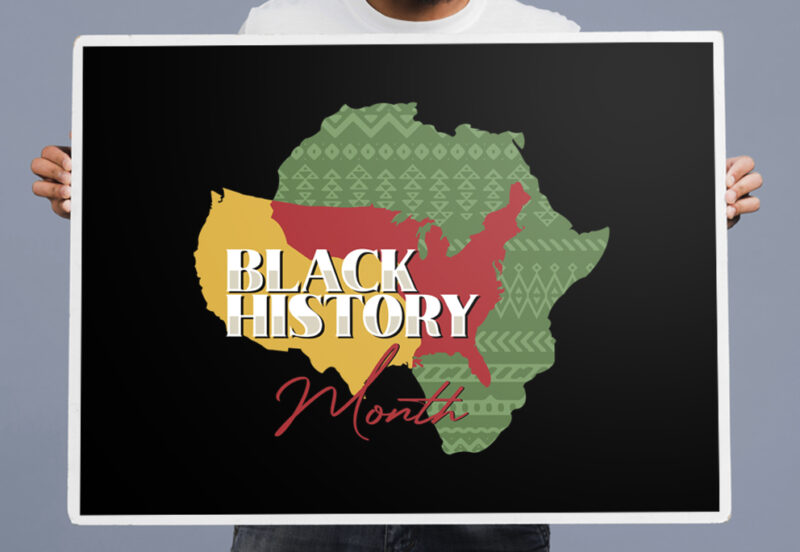 BLACK HISTORY MONTH MAP