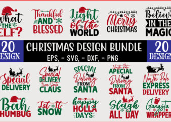 Christmas SVG T shirt Design Bundle