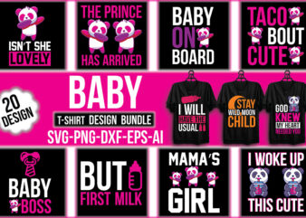 Baby T-shirt Design Bundle