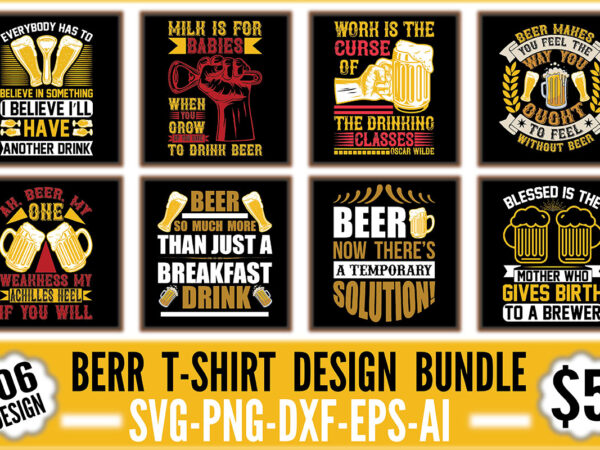 Beer t-shirt design bundle