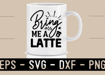 Coffee SVG T shirt Design Template