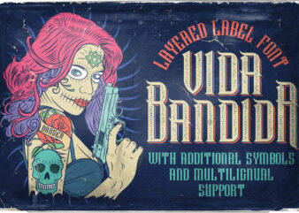Vida Bandida t shirt vector art