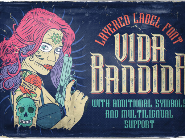 Vida bandida t shirt vector art