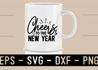 New Year SVG T shirt design Template