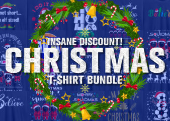 Christmas, Special Christmas T-Shirt designs, Squidmas, Squid Game Christmas, Vector Christmas Designs