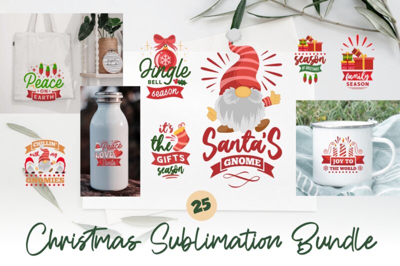 Christmas sublimation bundle