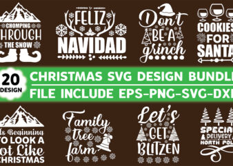 Christmas Svg Design Bundle