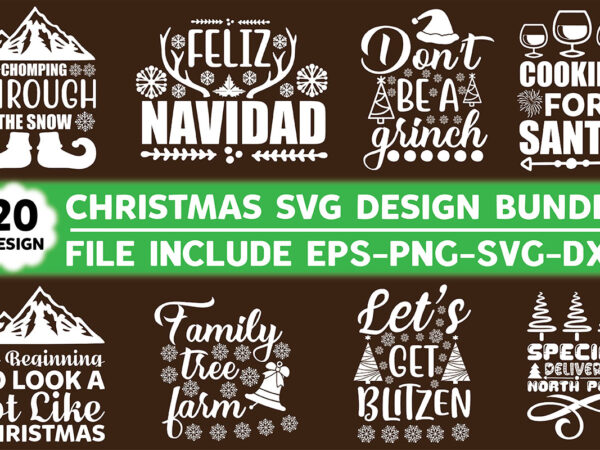 Christmas svg design bundle