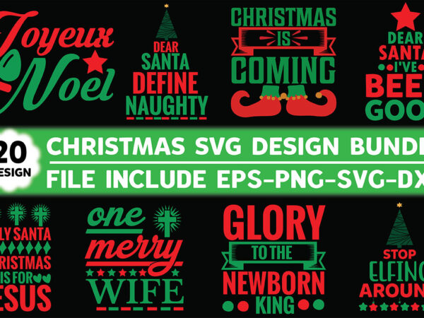 Christmas svg design bundle