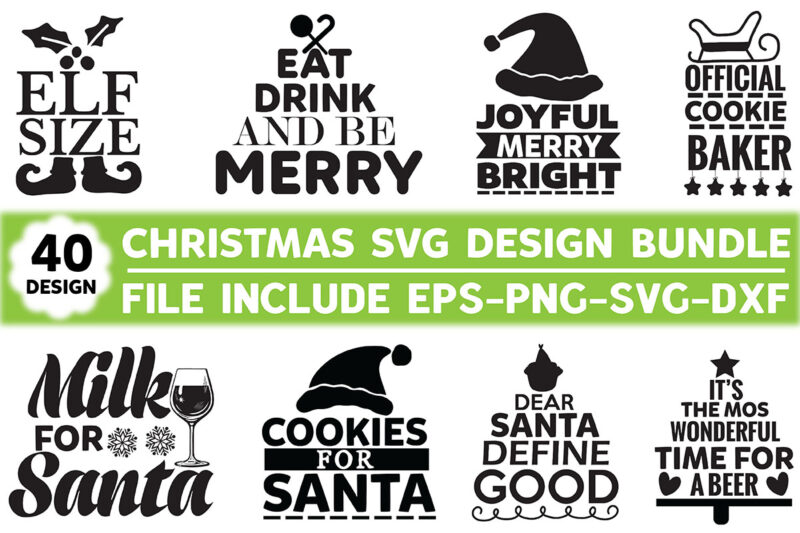 Christmas Svg Design Bundle