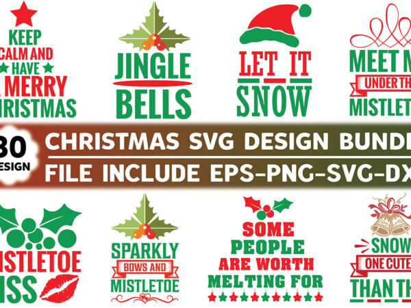 Christmas svg design bundle