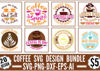 Coffee SVG Design Bundle