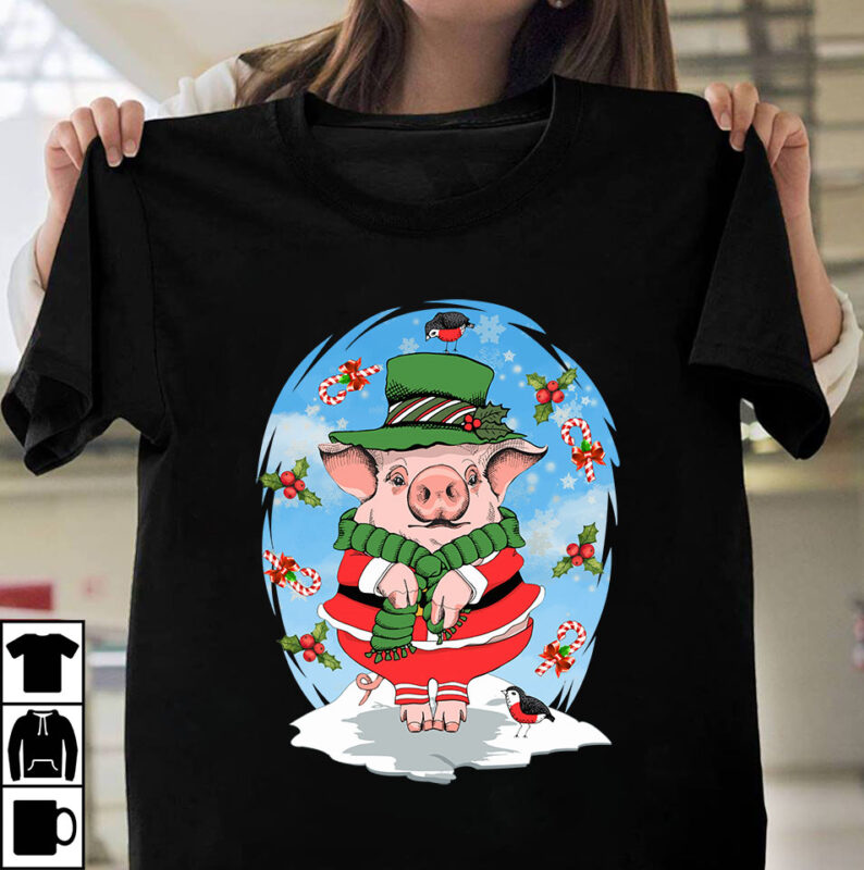 t-shirt vector Christmas Bundle 23 - 30 designs - 90% OFF