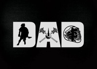 DAD SVG Lacrosse Dad SVG, Dad Svg, Father Svg, Father’s Day Svg, Dad Gift Svg, Dad Cut Files, t shirt vector illustration