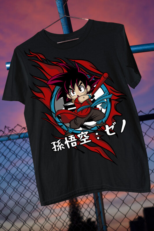 Z fighters Goku Vegeta anime fan art parody best seller