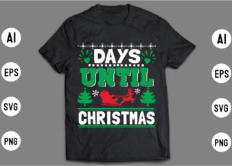 Christmas T shirt Design Template