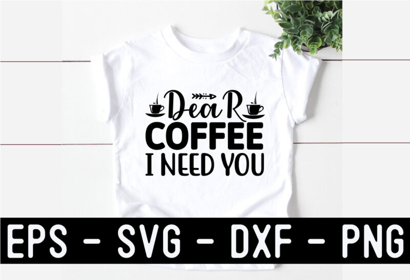 Coffee SVG T shirt Design Bundle