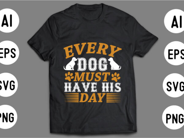 Dog t shirt design template