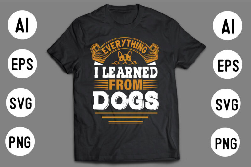 DOG T shirt Design Bundle