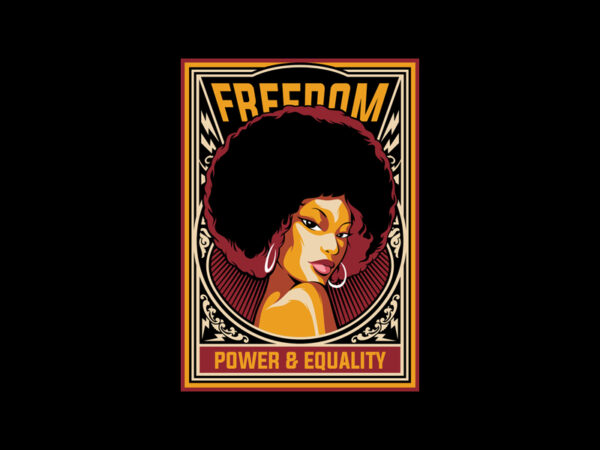 Freedom t shirt graphic design