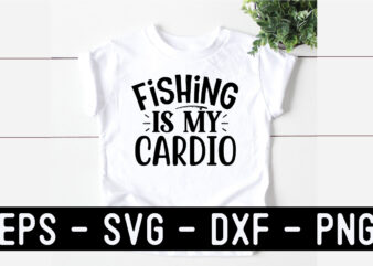 Fishing SVG T shirt Design Template