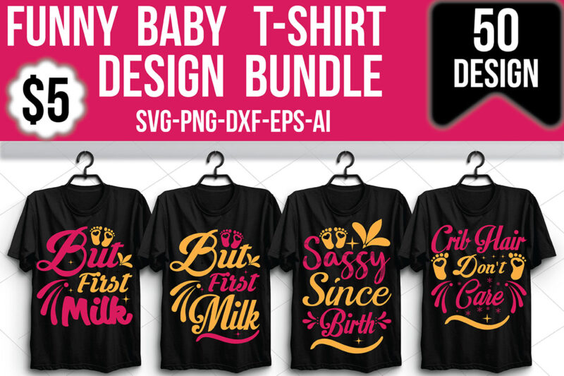 Funny Baby SVG DEsign Bundle